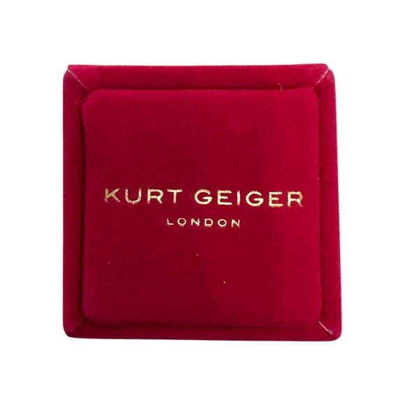 Kurt Geiger Green Enamel Eagle Large Cocktail Ring - Picture 4 of 4